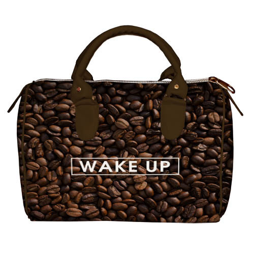 

Сумка бочонок Barrel Presentville Wake up Coffee 28x18x17 см