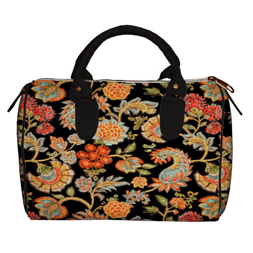 

Сумка бочонок Barrel Presentville Цветочный этно орнамент 28x18x17 см