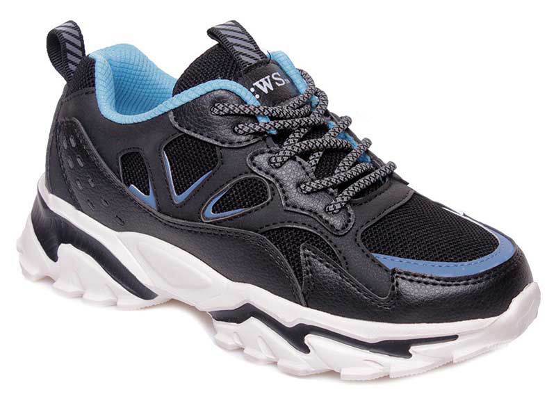 

Детские кроссовки деми Weestep 54252 BK (32-37)-ASW для мальчика Черный р.32 (20,5 см.)