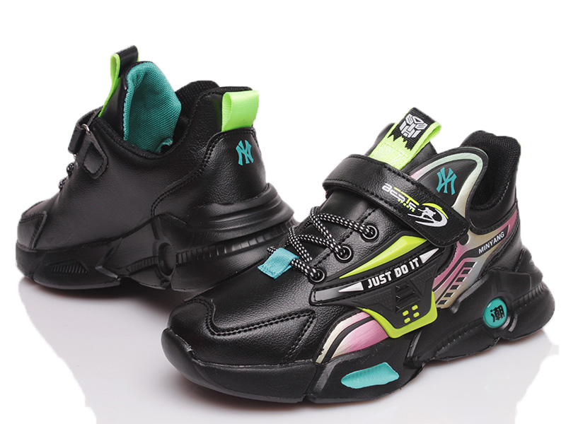 

Детские кроссовки деми Kidsmix 816 BLACK для мальчика Черный р.34 (21,5 см.)