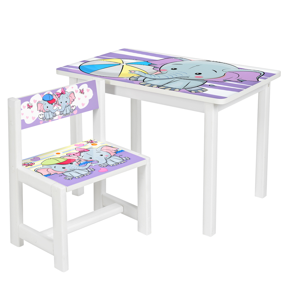 

Столик Bambi Слоник BSM1-05 White / Lilas (BSM1)
