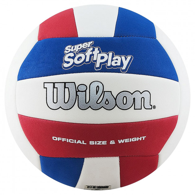 

Мяч волейбольный Wilson SUPER Soft play whrdblue