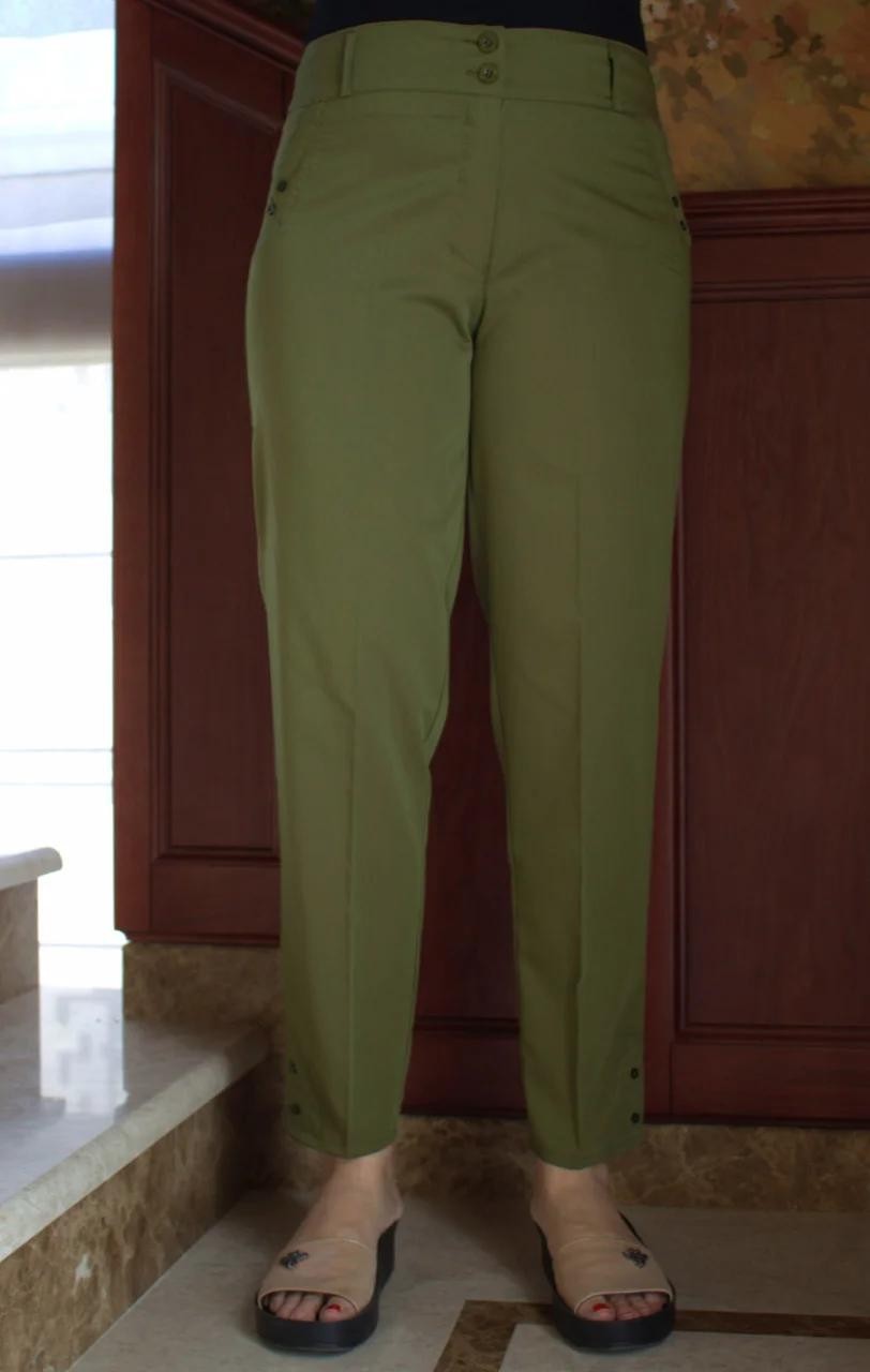

Брюки Classic Fashion женские тонкие брюки укороченные больших размер цвета хаки  2XL, Брюки Classic Fashion женские тонкие брюки укороченные больших размер цвета хаки 52 2XL