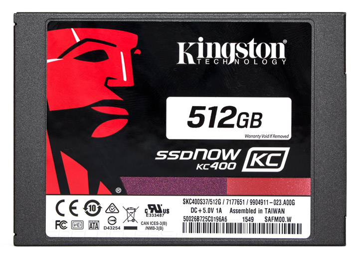 

SSD накопитель Kingston SSDNow KC400 512GB 2.5" SATAIII MLC (SKC400S37/512G)