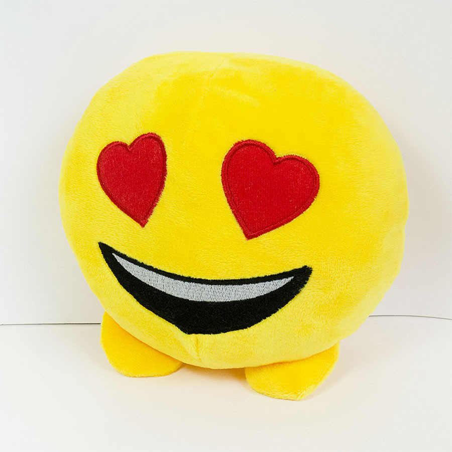 

Мягкая игрушка Zolushka смайлик emoji Любимчик 18см (619)