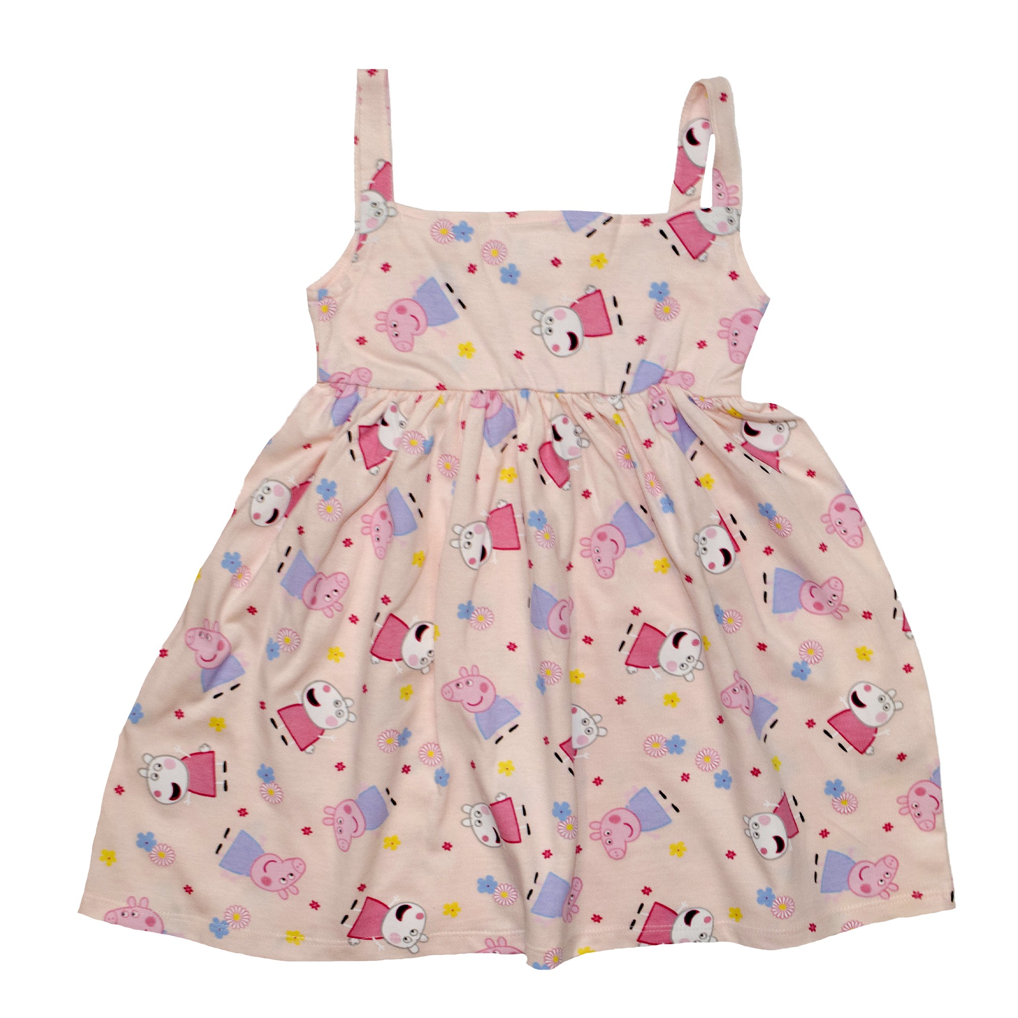 

Сарафан для девочки ( 1 шт ) George розовый на тонких бретелях со свинкой Пеппой 2-3 года (92-98 см) 1848