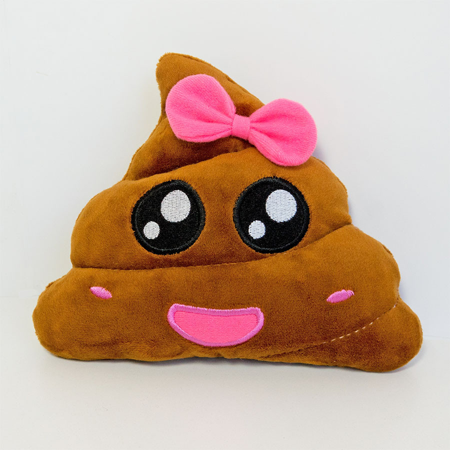 

Мягкая игрушка Zolushka смайлик emoji Мисс какашка 16см (616)