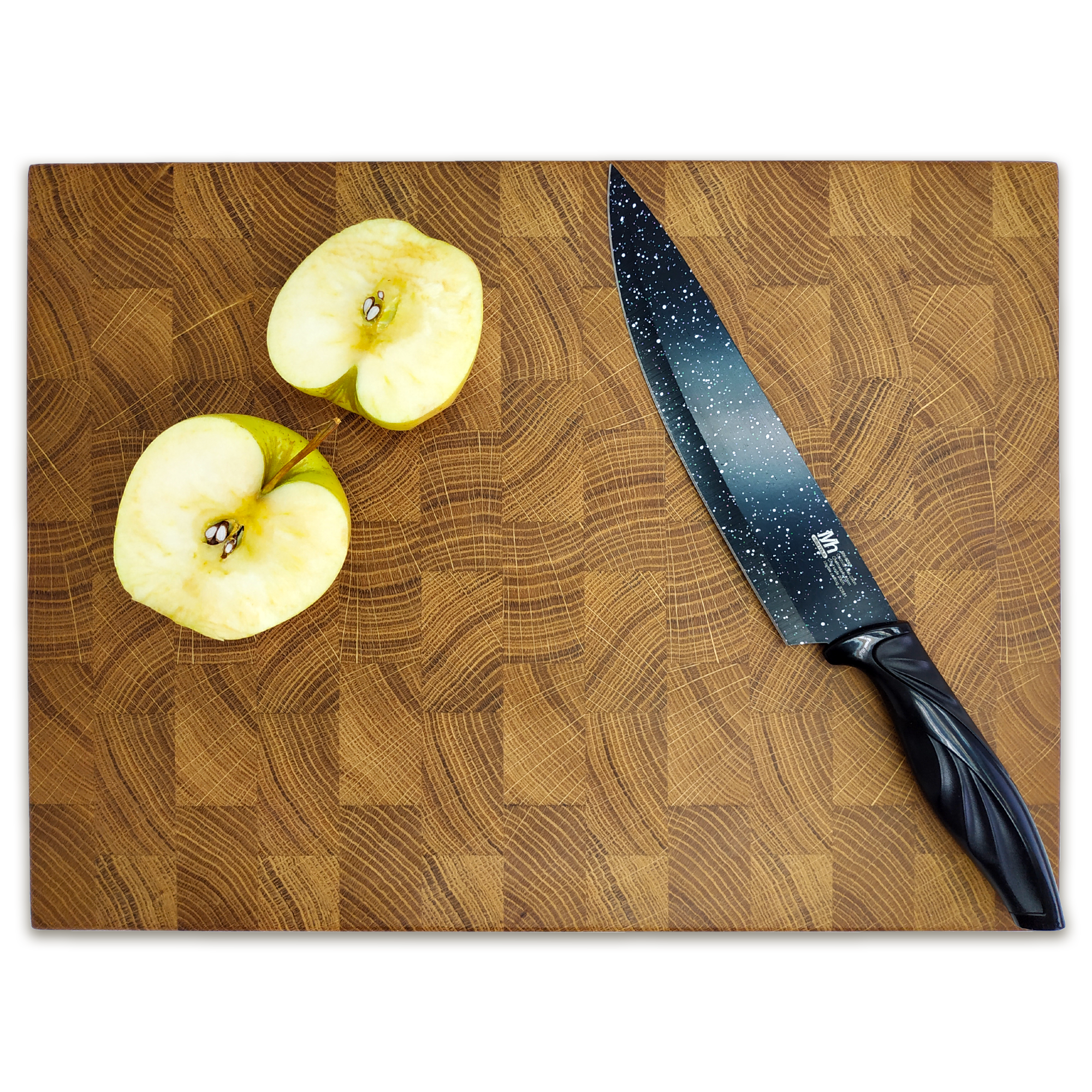 

Торцевая разделочная доска SK wood UA с ручками 40x30x4см из дуба (101)