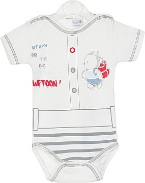 

Боді для хлопчика Twetoon білий 111032-01-62