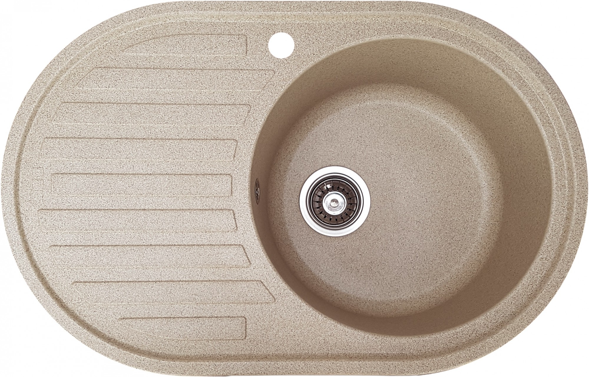 

Кухонная мойка Valetti V27L 770x500x210мм Бежевая