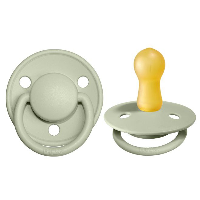 

Пустушка для новонароджених BIBS De Lux Latex Sage 0-6 міс. розмір 1