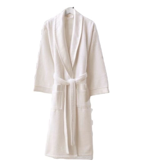 

Женский махровый халат Zugo Home Long Twist Bayan XL белый (ts-01793)