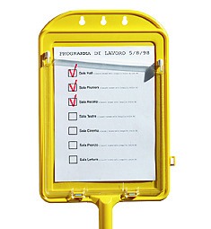 

Табличка інформаційна для прибиральних візків TTS