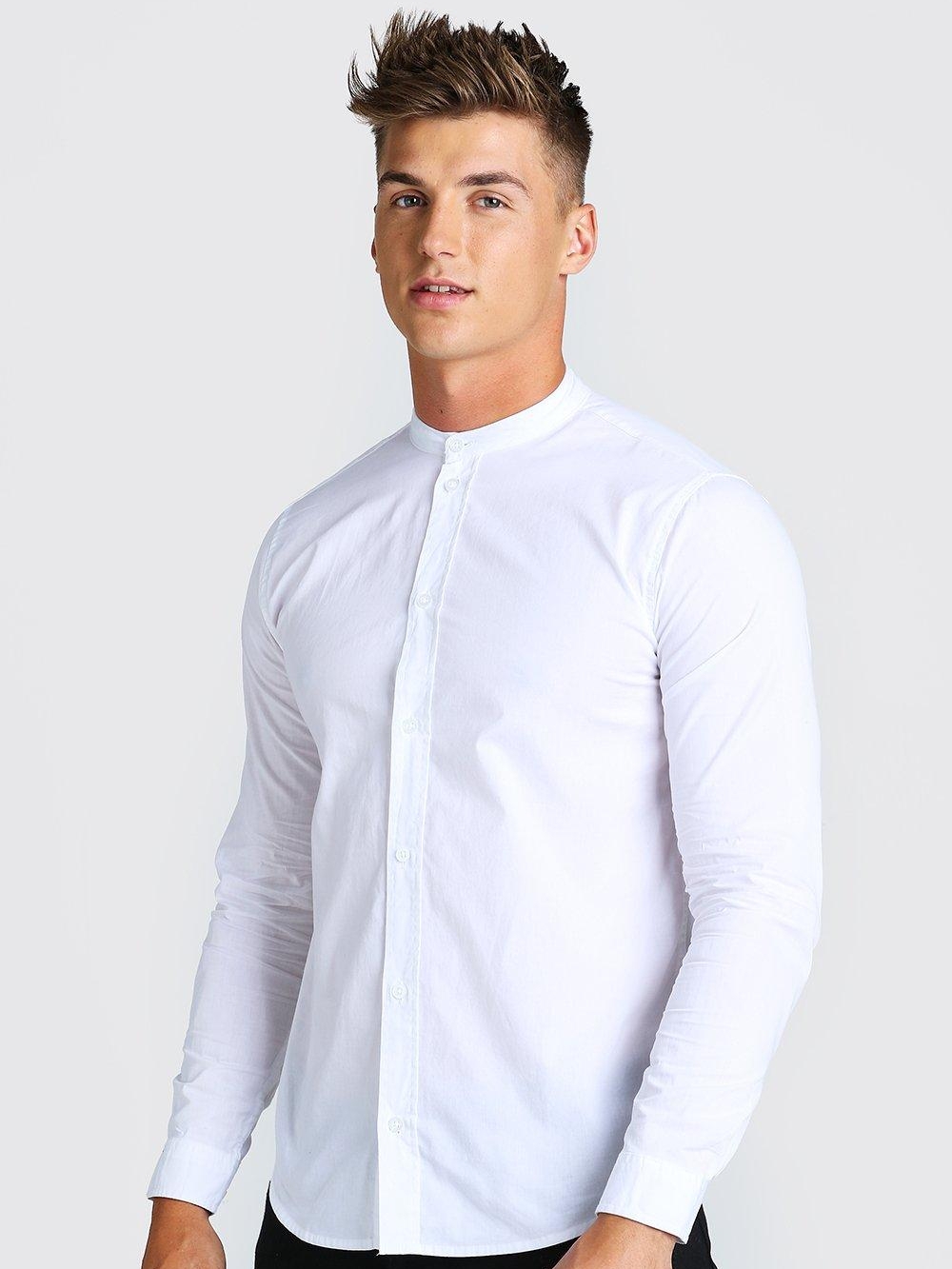 

Рубашка Boohoo bh06110192 L Белая