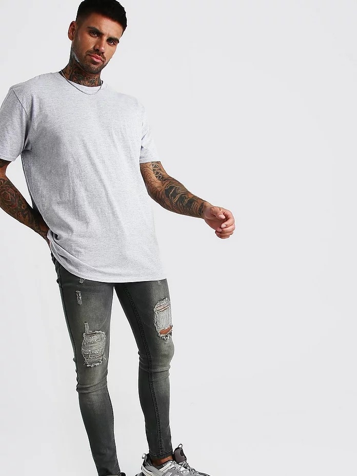 

Футболка Boohoo bh06110015  Серая, Футболка Boohoo bh06110015 M Серая