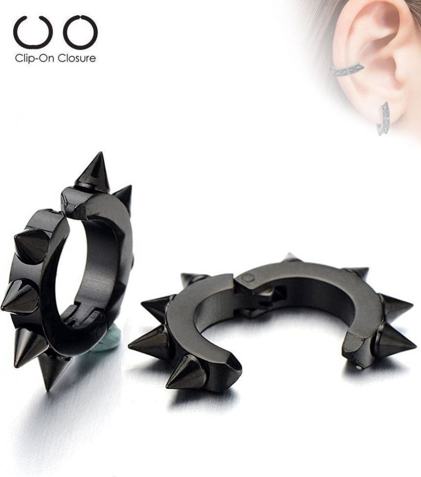 

Клипсы Spikes SFE-13530 с шипами (Цвет: черный)