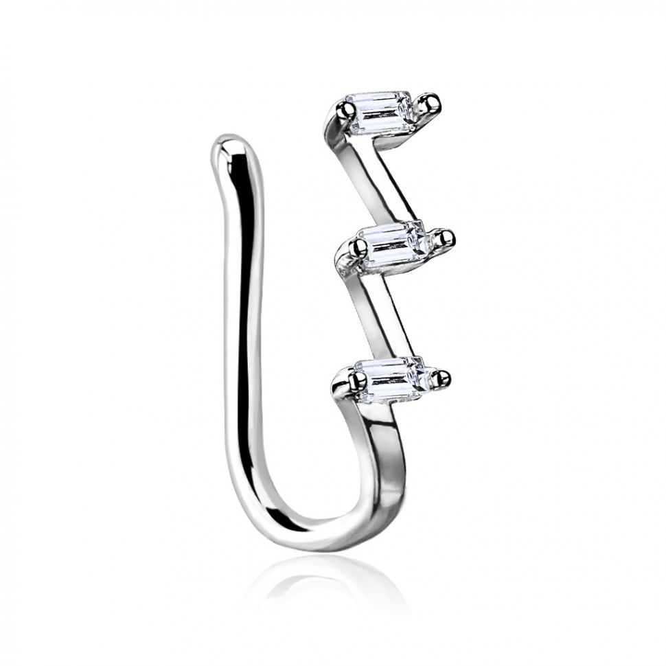 

Пирсинг-обманка PiercedFish NOCL24 с фианитами