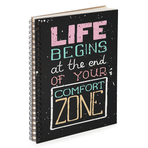

Скетчбук Presentville Life begins at the end of your comfort zone 14,7х21 см