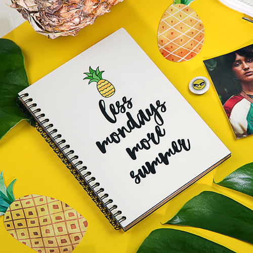 

Скетчбук Presentville Less mondays more summer 14,7х21 см