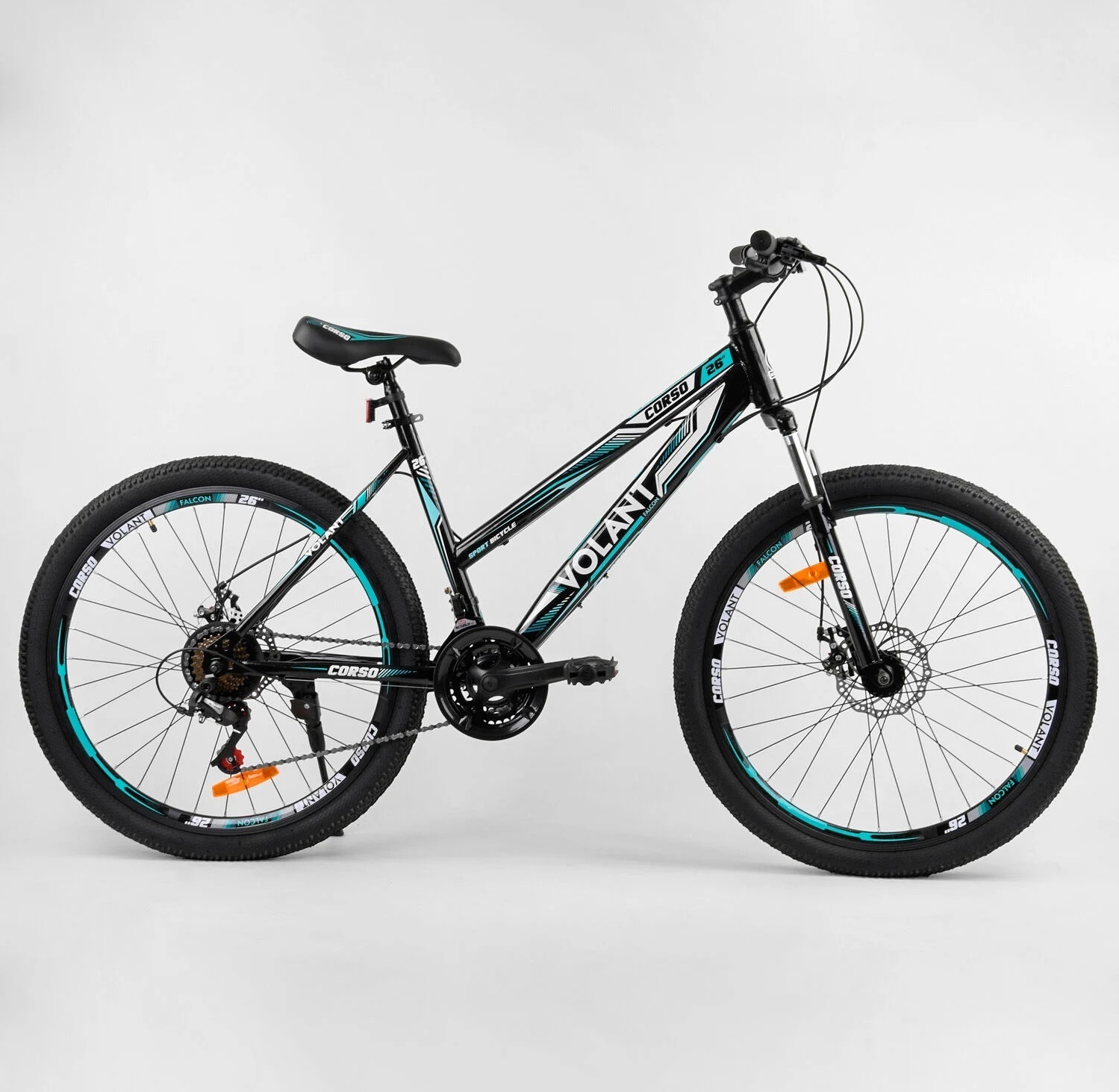 

Велосипед Corso 26" Volant 87173 Black / Blue (87173)