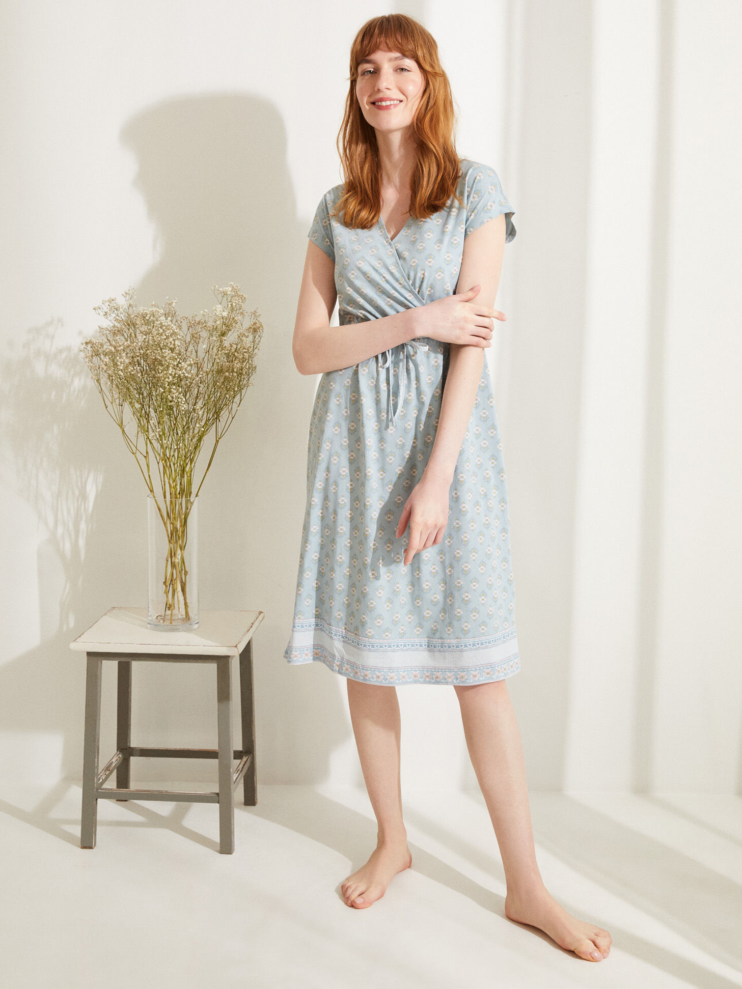 

Сорочка ночная Women'Secret 4469461-19  Синяя, Сорочка ночная Women'Secret 4469461-19 S Синяя