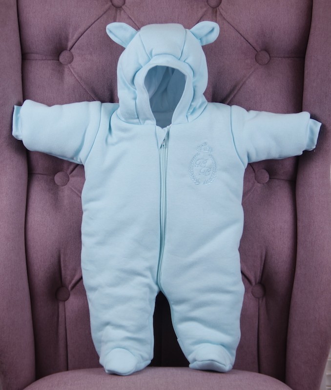 

Комбинезон утепленный для новорожденных Brilliantbaby ВВ 56-62 см мятный