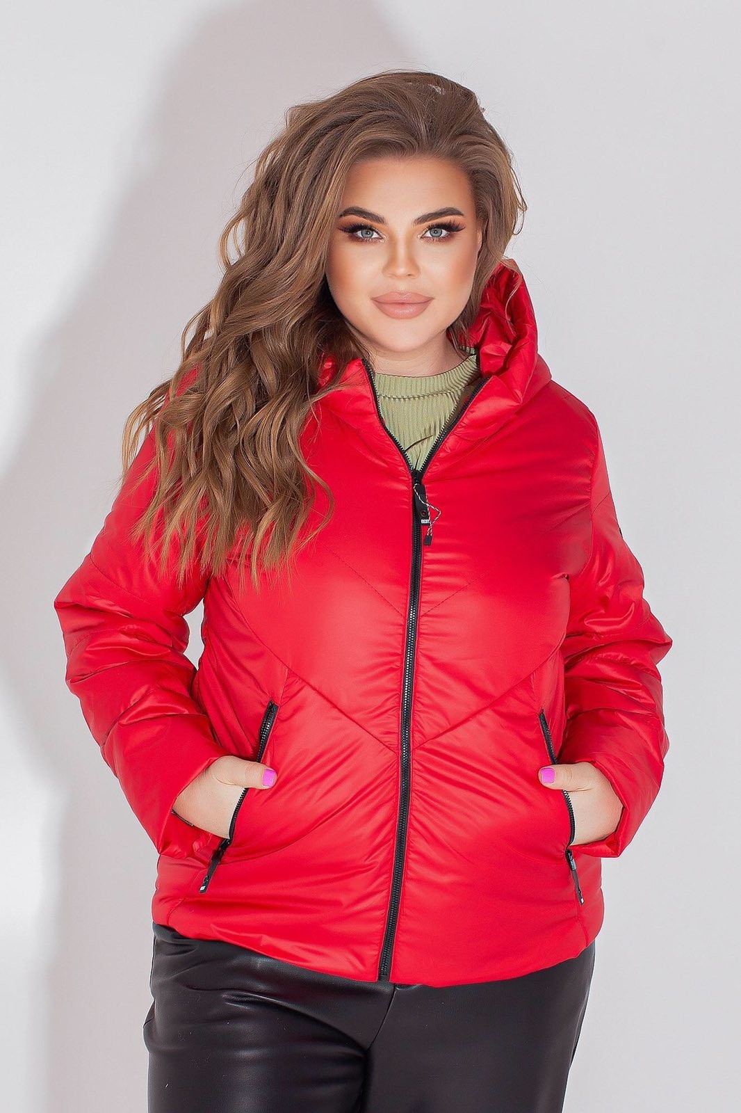 

Куртка Khan демисезонная красный 58 5XL