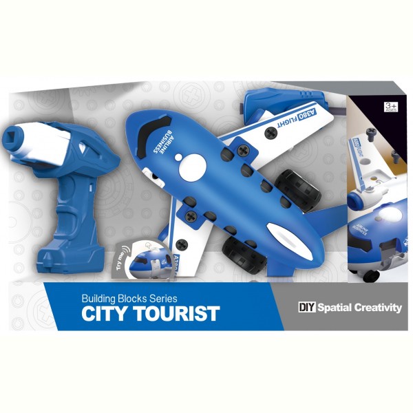 

Самолет с электродвигателем Diy Spatial Creativity LM8074-DZ-1