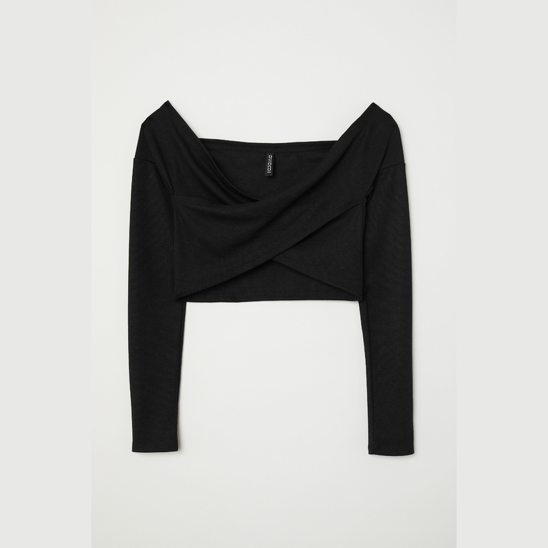 

топ H&M 0641666 XL чорний