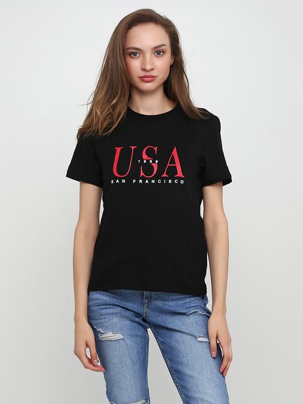 

Футболка H&M 0698296SK XS чорний комб.