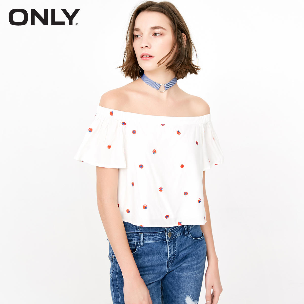 

топ Only 117258516A01 XXL білий комб.