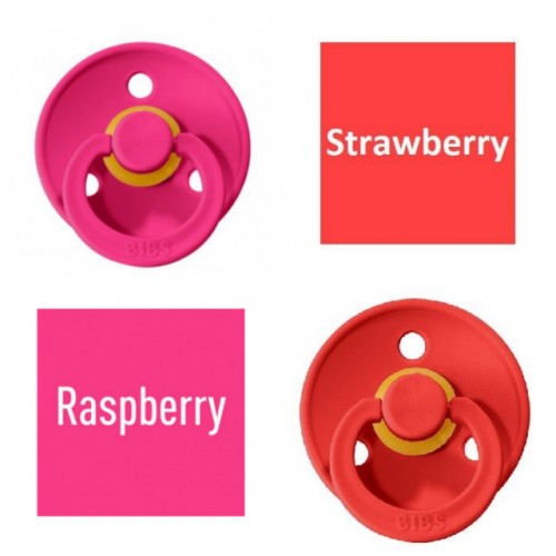 

Пустышка BIBS Raspberry+Strawberry 0-6 мес. 2 шт.