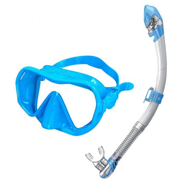 

Набор для снорклинга Seac Touch and Vortex Dry (голубой) (0890057AZ)