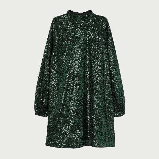 

Платье H&M 1803-8247521  Темно-зеленое, Платье H&M 1803-8247521 S Темно-зеленое