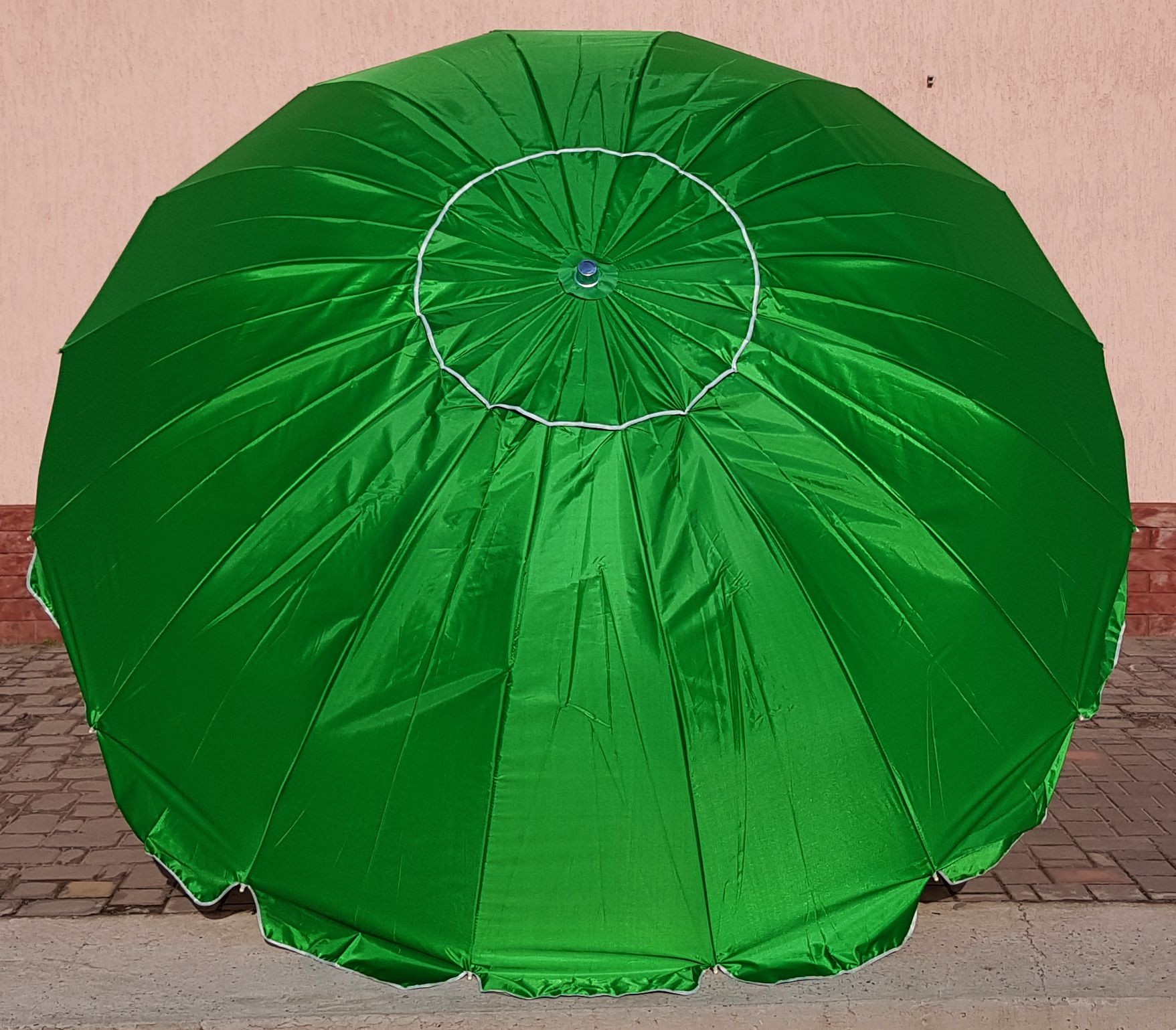 

Зонт садовый торговый Sansan Umbrella 103W зеленый круглый 2,8 метра 16 спиц