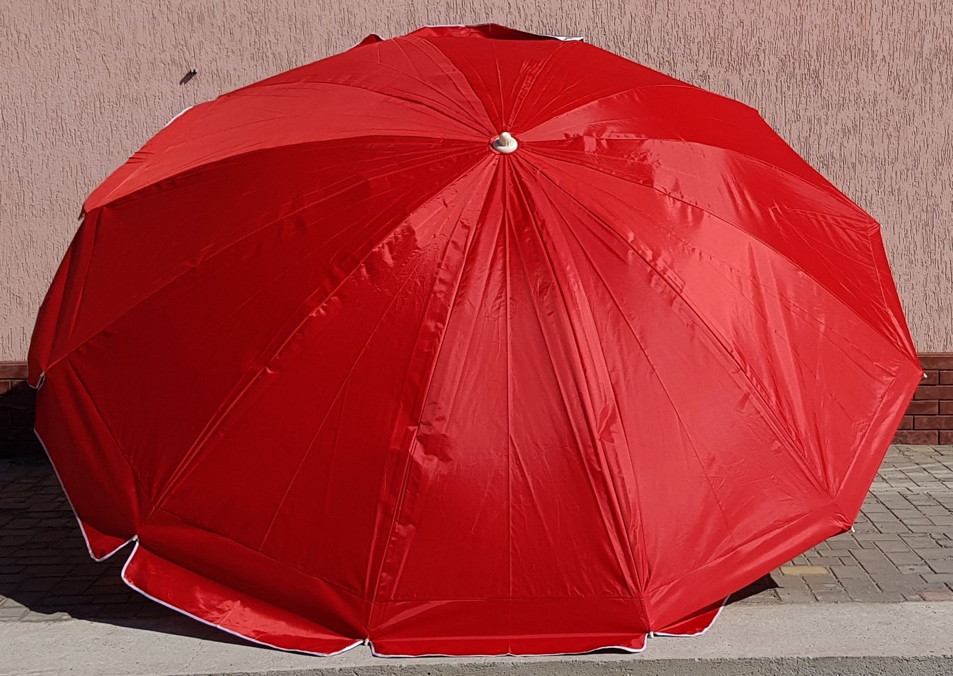 

Зонт садовый торговый Sansan Umbrella 107 красный круглый 3 метра 20 спиц