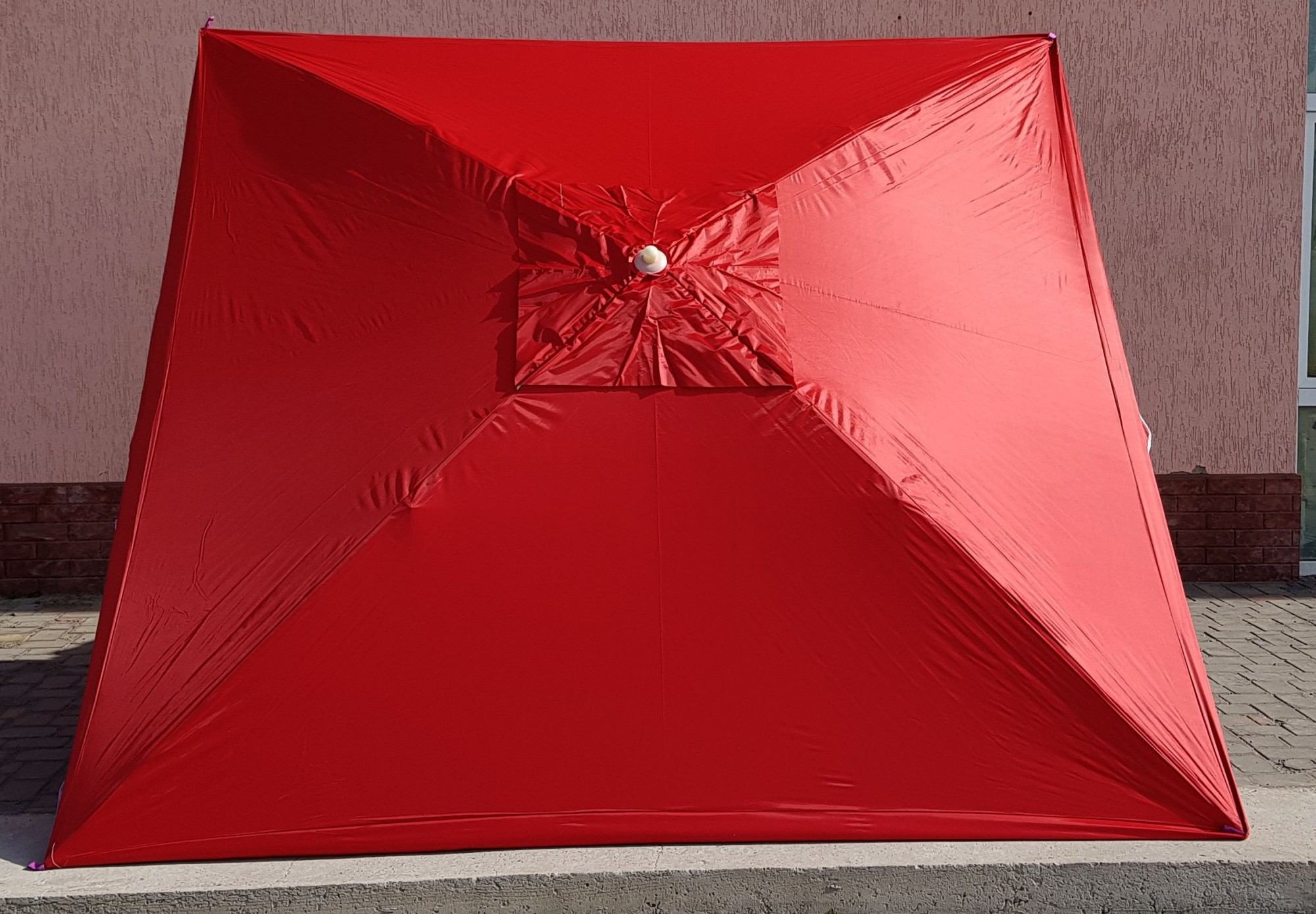 

Зонт садовый торговый Sansan Umbrella 004W красный 3м х 3м