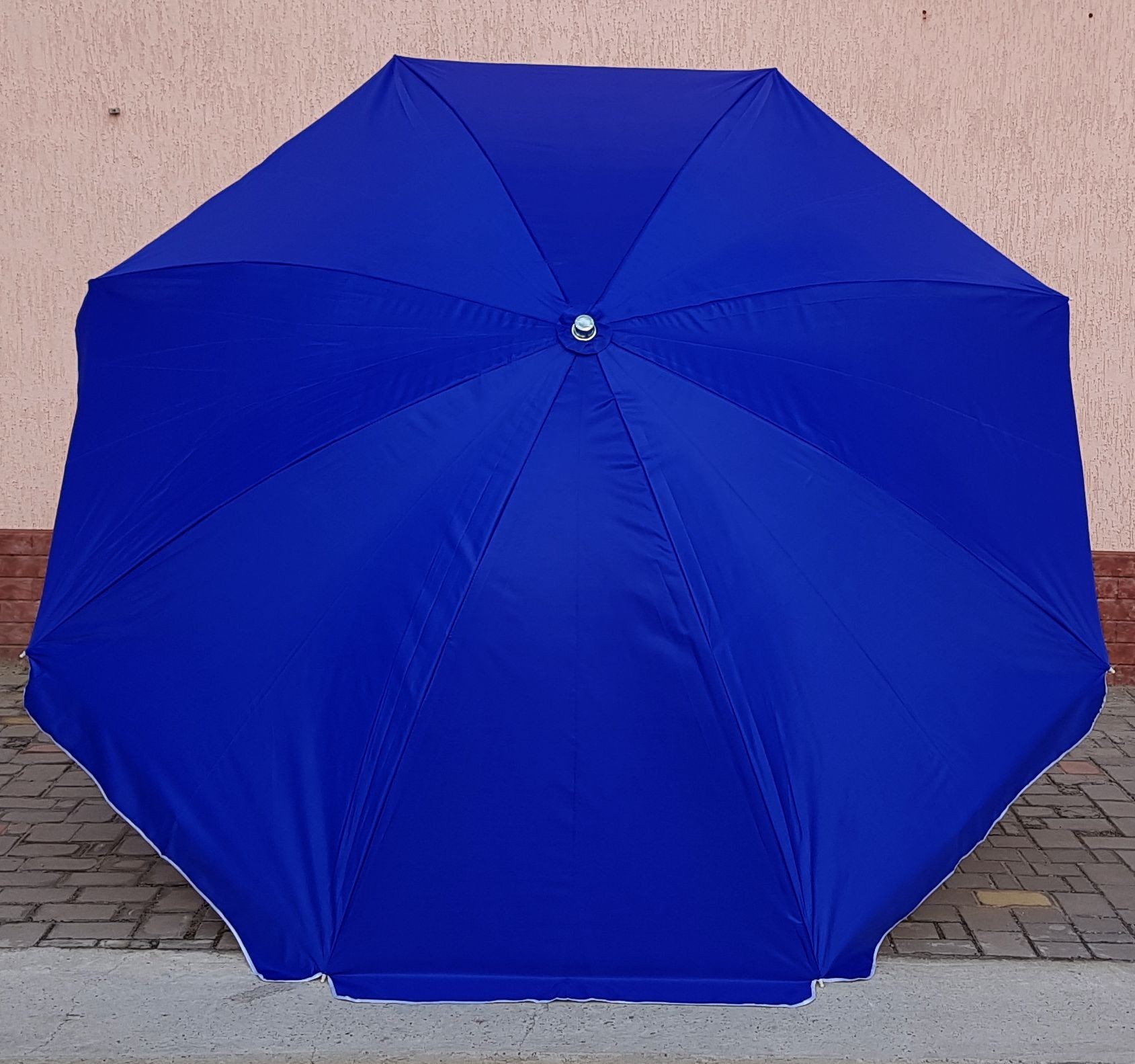 

Зонт садовый торговый Sansan Umbrella 006 синий круглий 2,2 метра