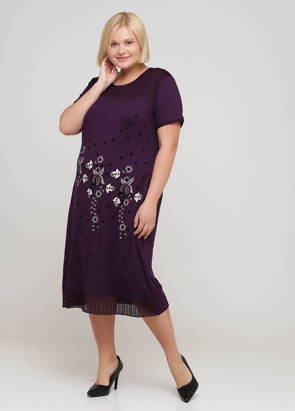 

Платье Romeo Life  фиолетовый 7284-35, Платье Romeo Life 2XL фиолетовый 7284-35