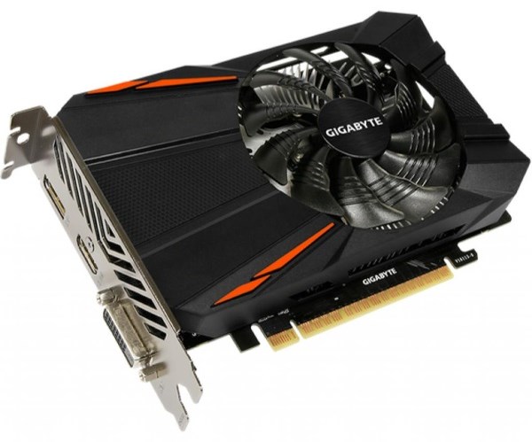 

Відеокарта GigaByte GeForce GTX 1050 Ti D5 4G 4GB GDDR5 128-bit, PCI-E 3.0 x 16, Dual-link DVI-D, HDMI-2.0b, Display Port-1.4