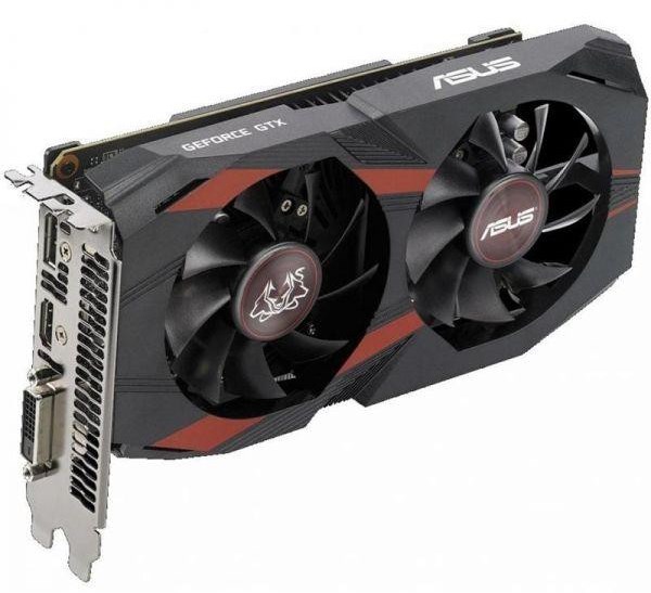 

Відеокарта Asus GeForce GTX 1050 Ti Cerberus OC Edition 4GB GDDR5 1366MHz-1480MHz (Boost)/7008MHz, 128-bit, PCI-Ex 16 v3.0, активне, DVI, HDMI, DP