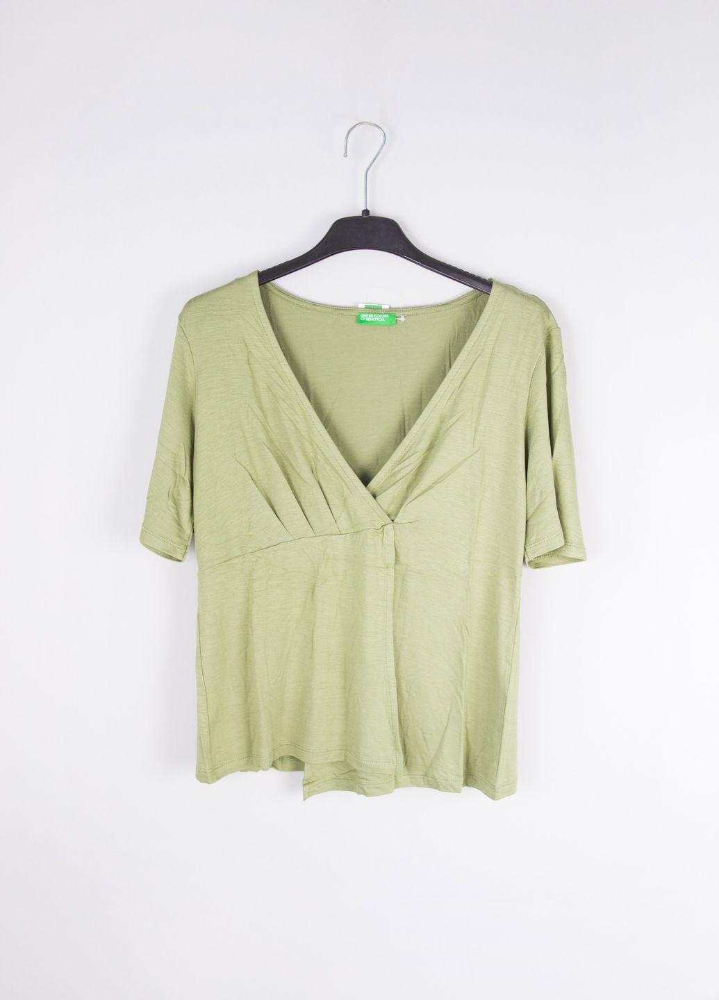 

Женский топ Benetton  хаки 8300899127386, Женский топ Benetton M хаки 8300899127386