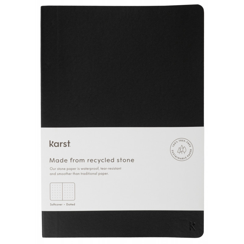 

Блокнот Black в мягкой обложке А5, Karst