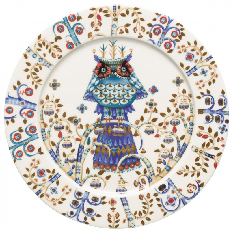 

Тарелка белая с рисунком 27 см Taika, iittala