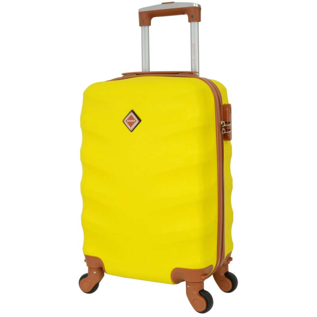 

Чемодан ручна поклажа Bonro Next (міні) жовтий