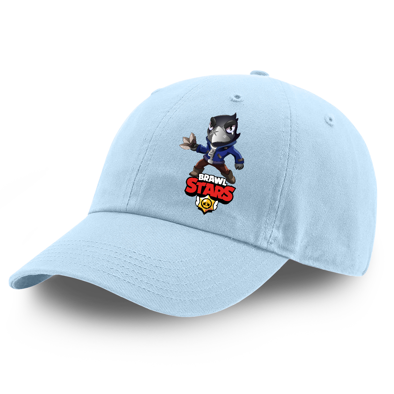 

Детская кепка Бравл Старс Ворон (Brawl Stars Crow) (9273-1059) 100% Хлопок 53-56 см Голубой