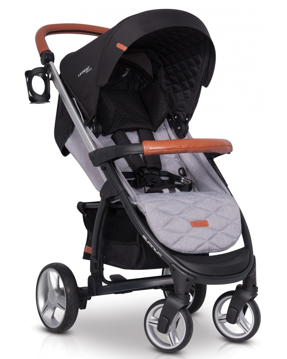 

Детская прогулочная коляска EasyGo Virage Ecco Grey Fox