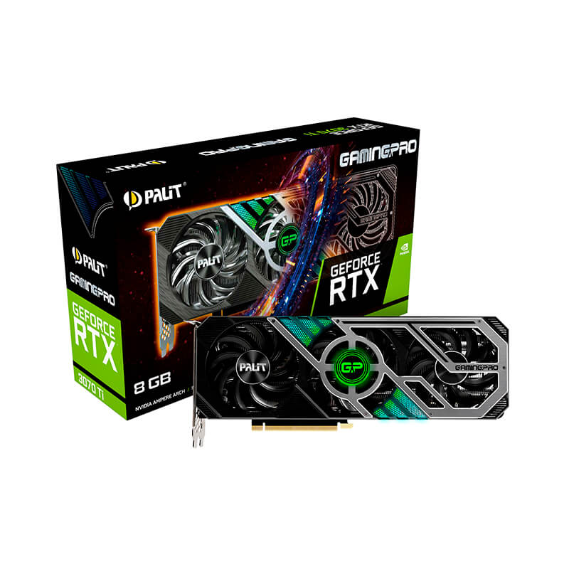 

Видеокарта Palit RTX 3070 Ti 8GB GDDR6X GamingPro (NED307T019P2-1046A)