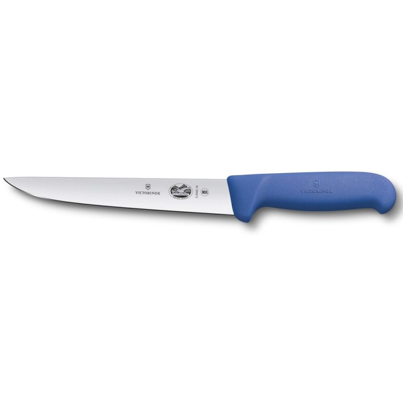 

Кухонный нож Fibrox Sticking 18см с син. ручкой (Vx55502.18)