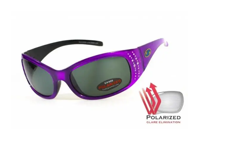 

Темные очки с поляризацией BluWater Biscayene polarized (gray) (purple frame) (4БИСК-П20П)
